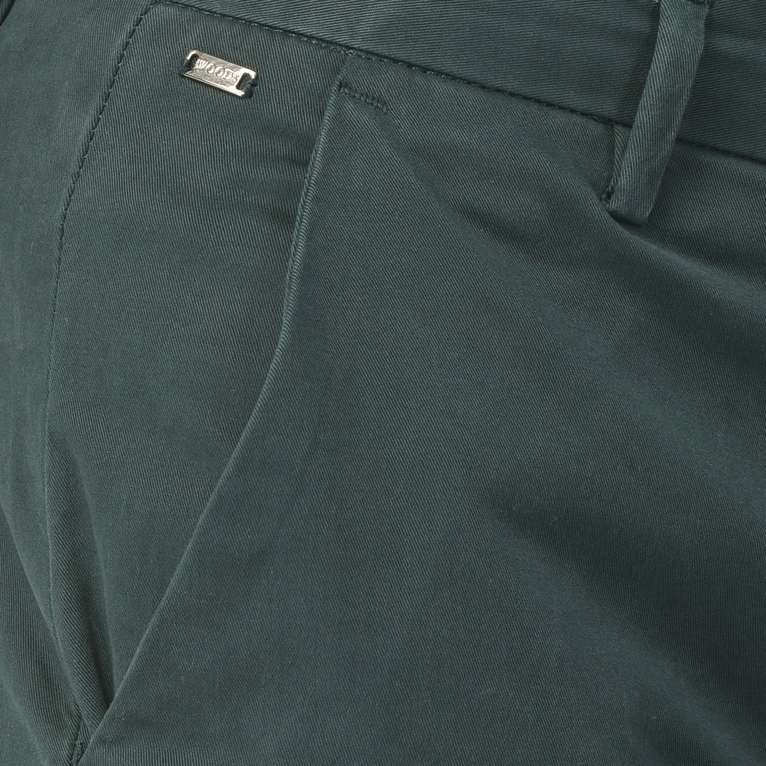 Dark green chinos for men - Thumbnail 3
