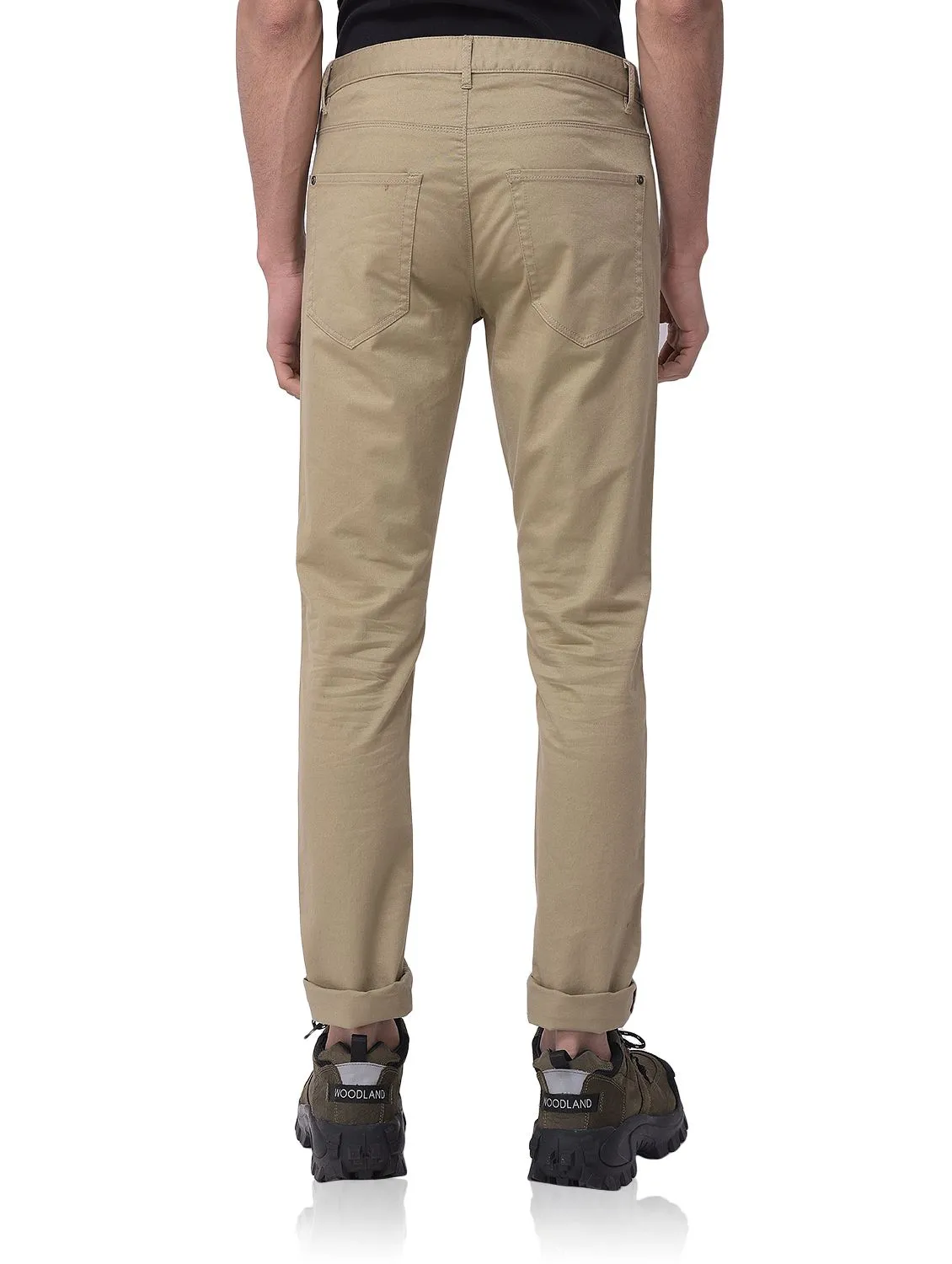 Beige chinos for men - Thumbnail 4