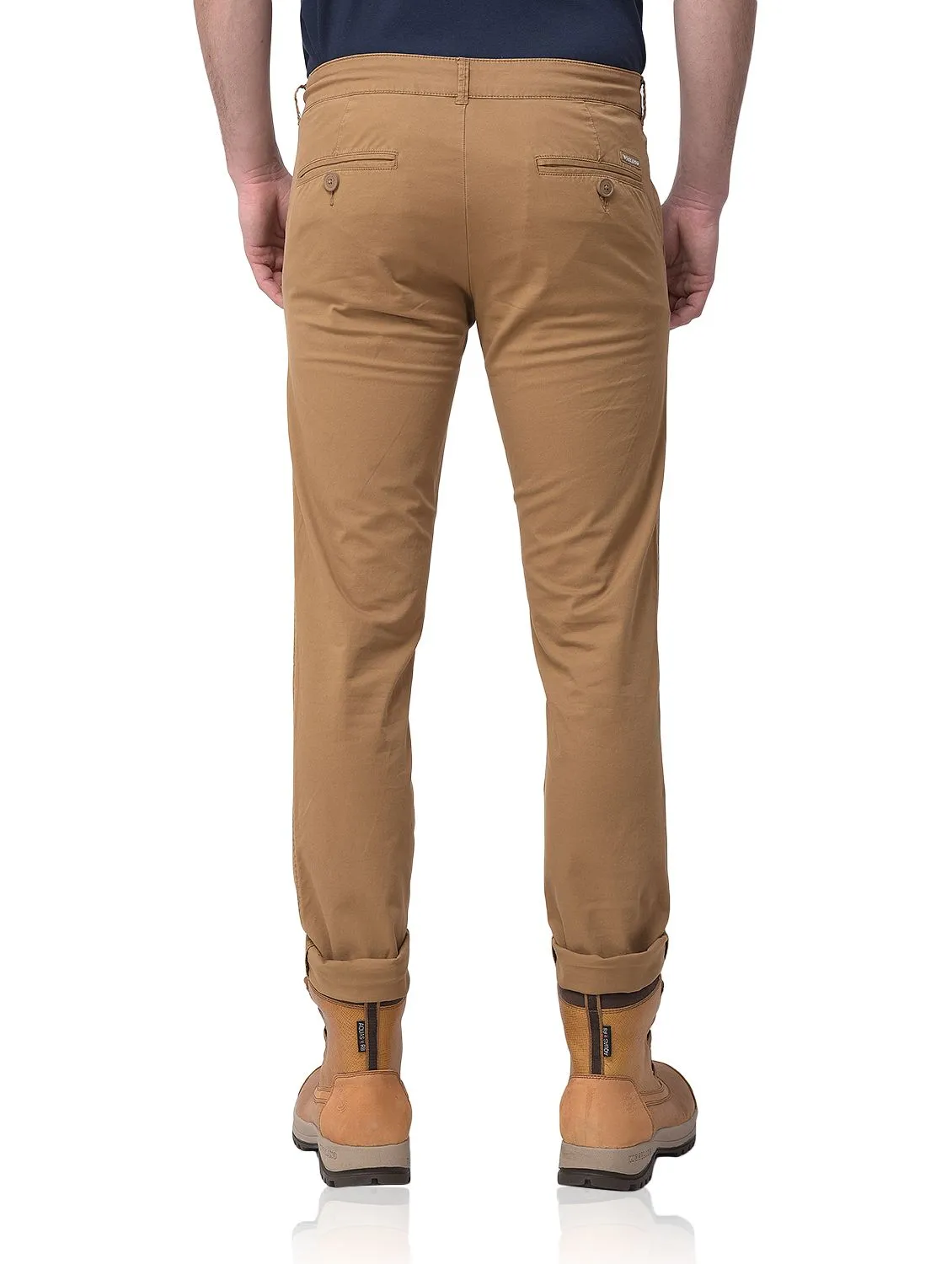 Camel chinos for men - Thumbnail 4