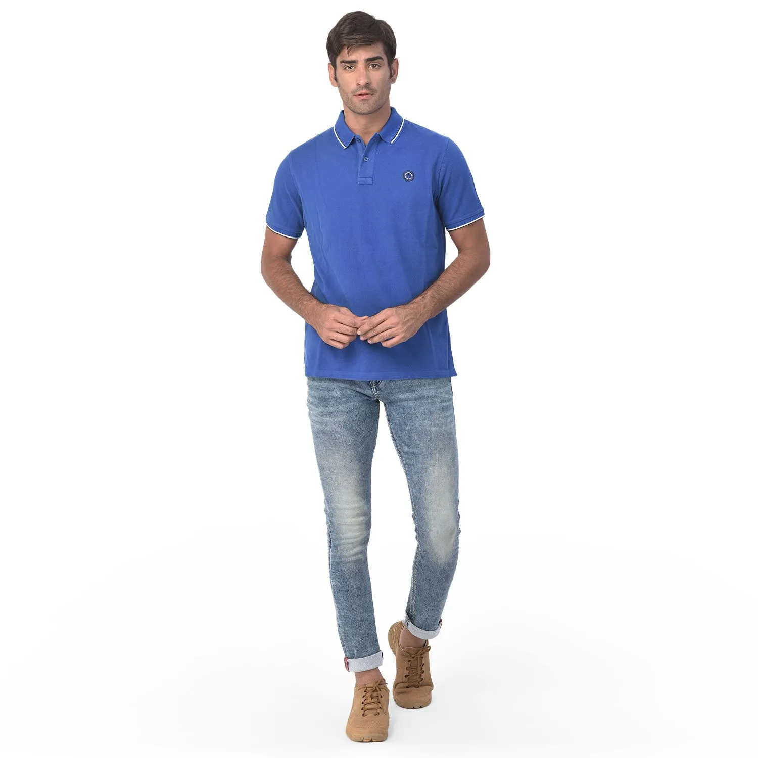 Royal Blue polo t-shirt - Image 1