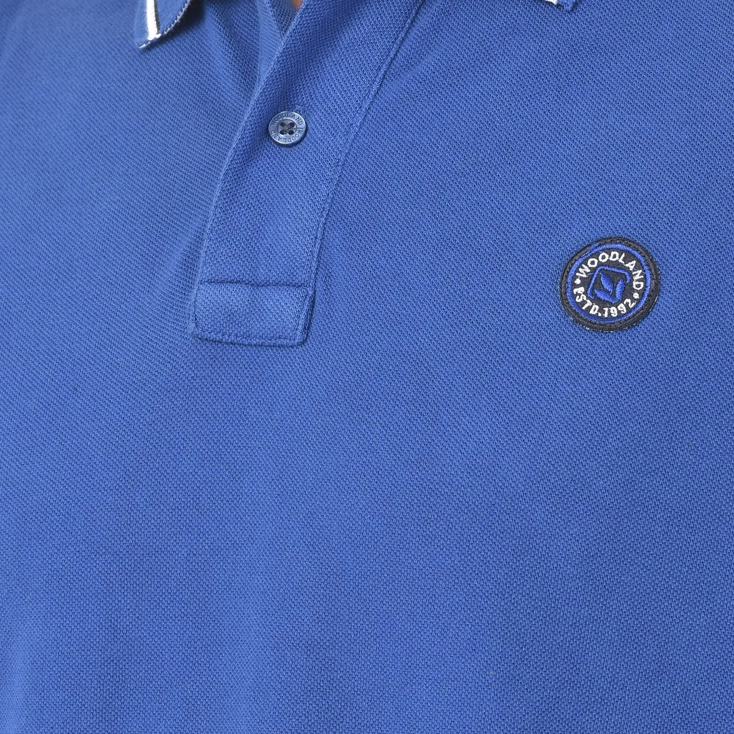 Royal Blue polo t-shirt - Thumbnail 3