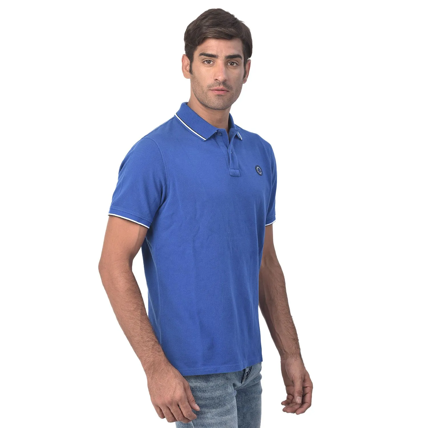 Royal Blue polo t-shirt - Thumbnail 6