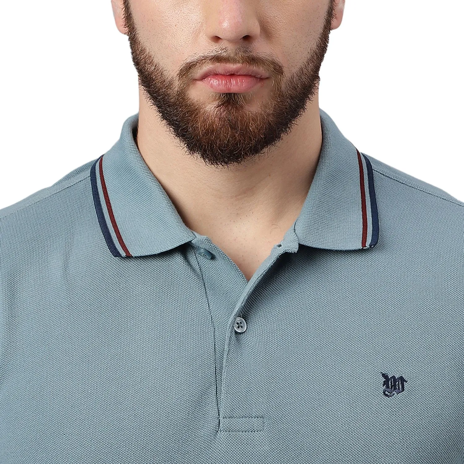 Lblue Polo T-shirt for Men - Thumbnail 5
