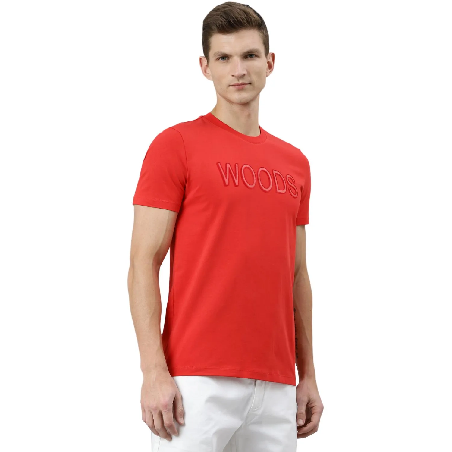 Red t-shirt for men - Thumbnail 3
