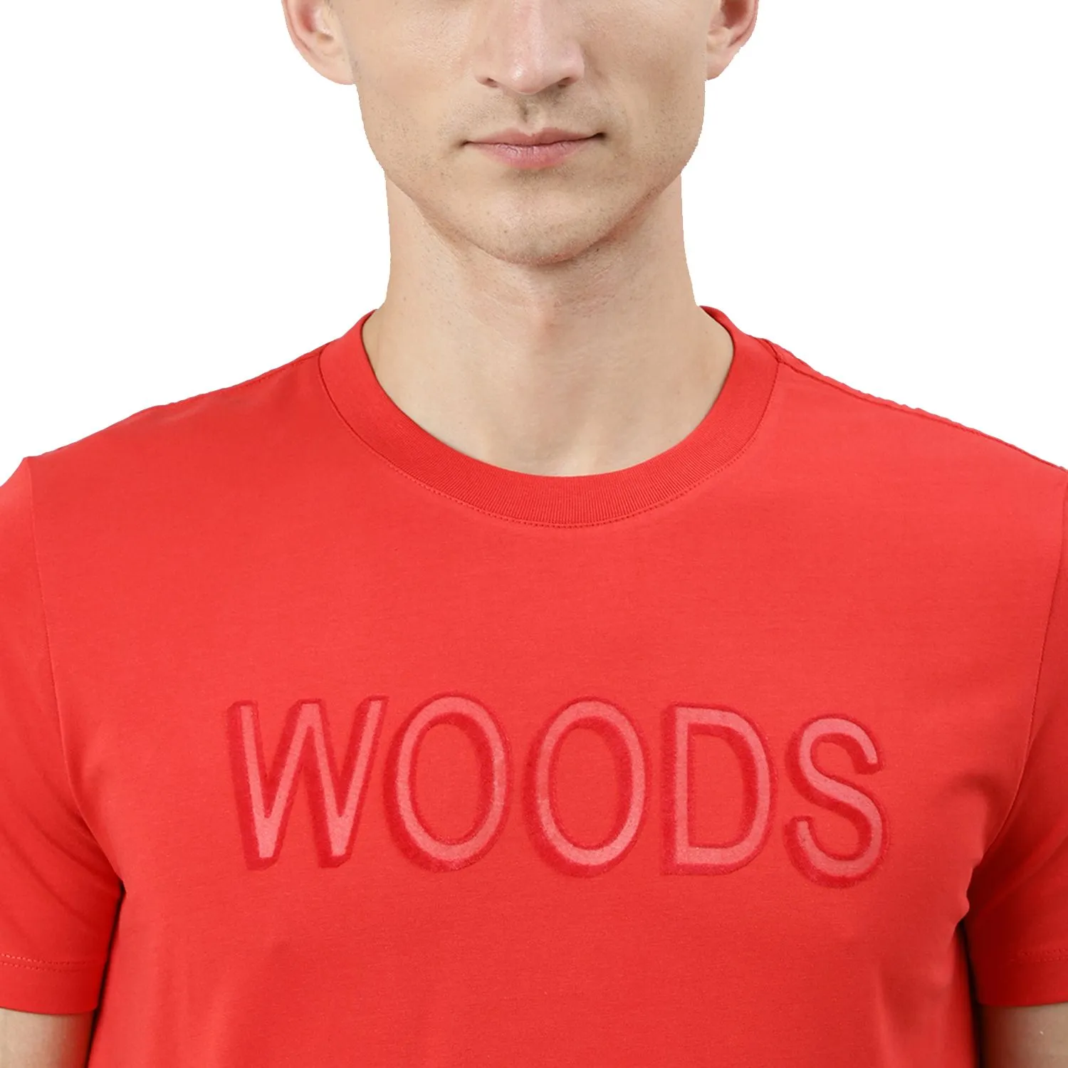 Red t-shirt for men - Thumbnail 4