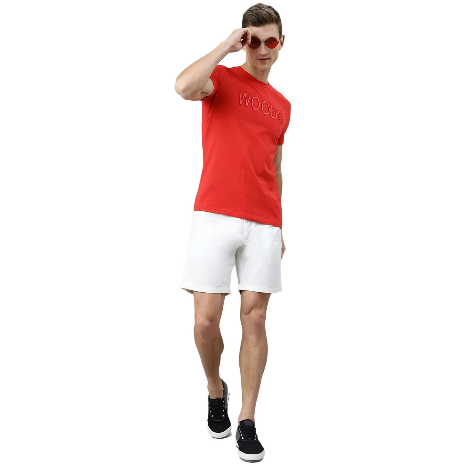 Red t-shirt for men - Thumbnail 7
