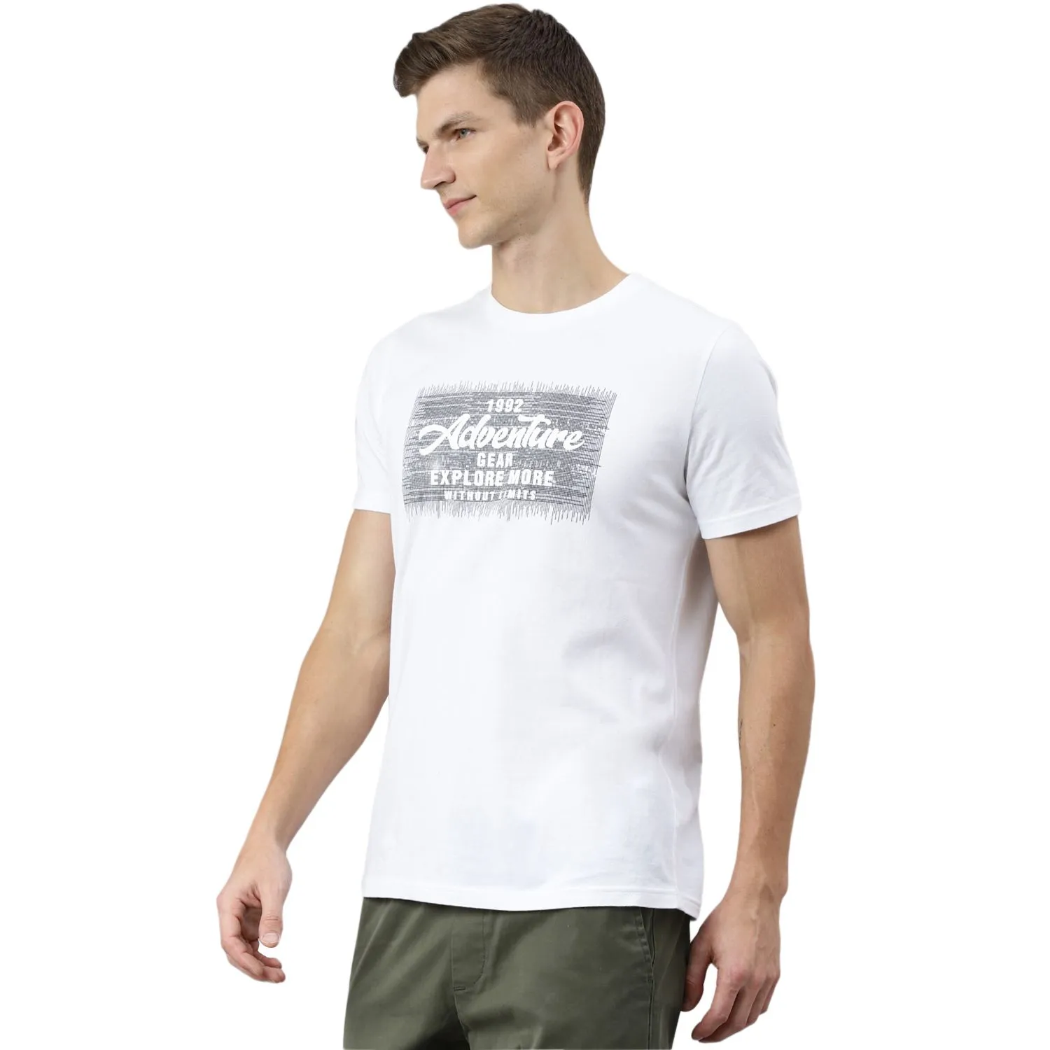 White t-shirt for men - Thumbnail 2