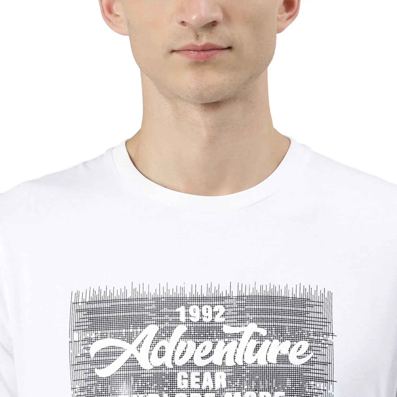 White t-shirt for men - Thumbnail 4