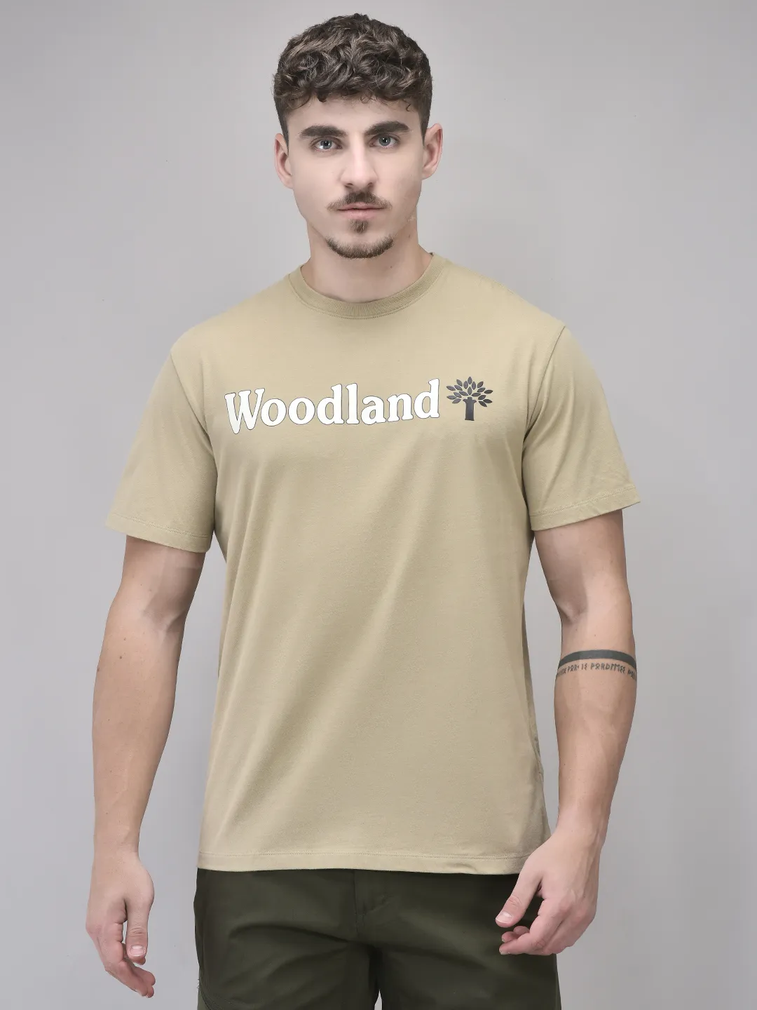 woodland-khaki-round-neck-tshirt