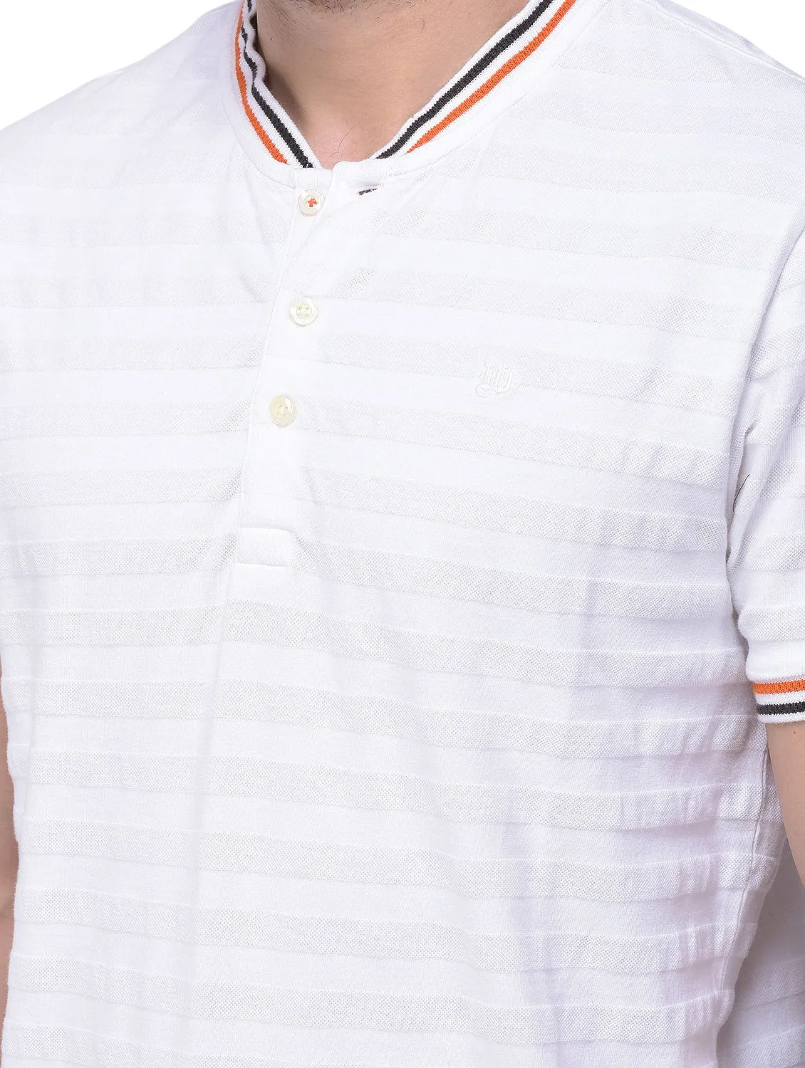White t-shirt for men - Thumbnail 3