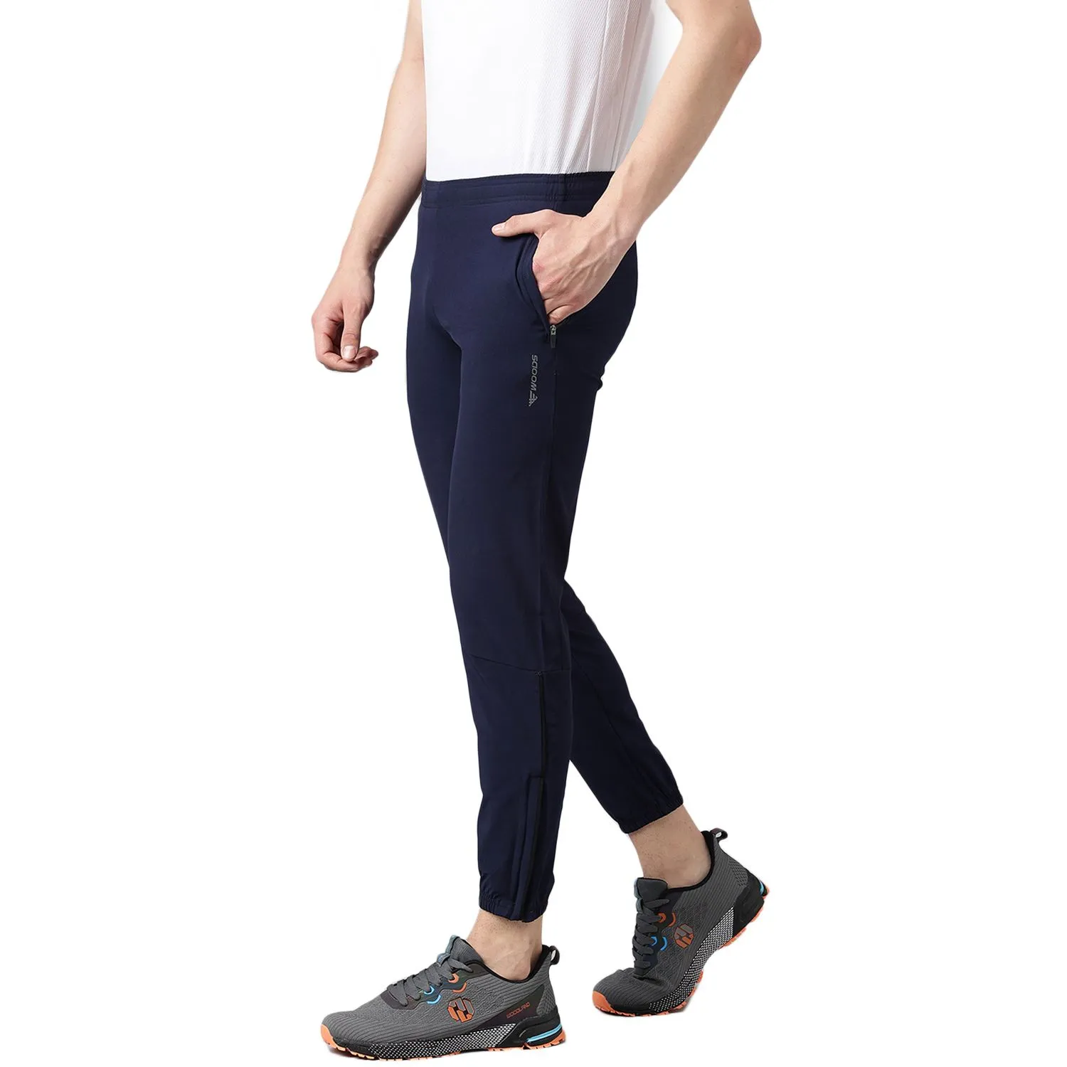 Navy Track pants for men - Thumbnail 3