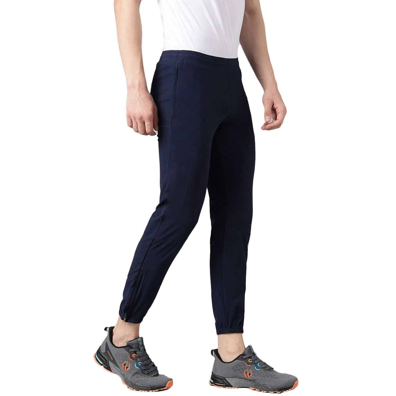 Navy Track pants for men - Thumbnail 4