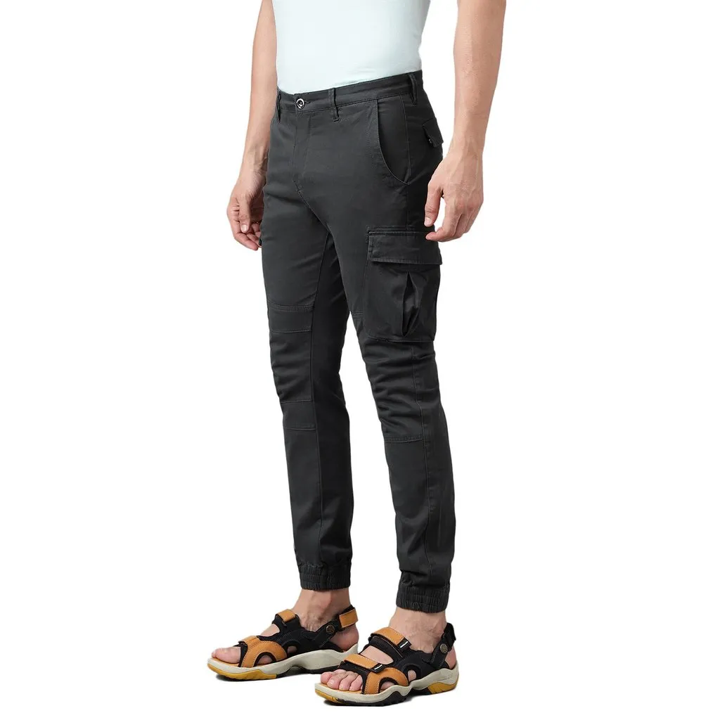 Teal green jogger Pants for Men - Thumbnail 2