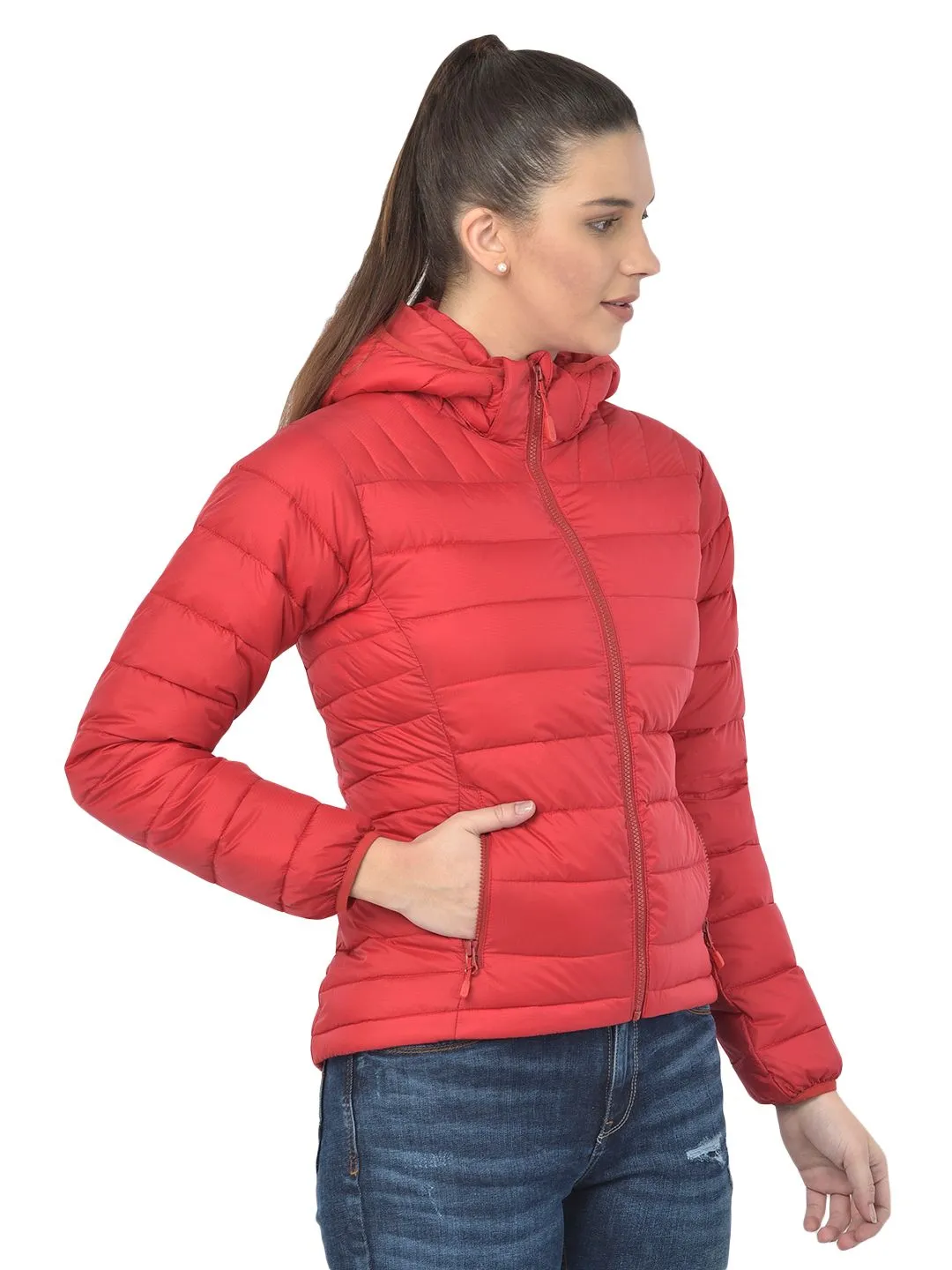 Woodland Red Slim Fit Jacket - Thumbnail 2