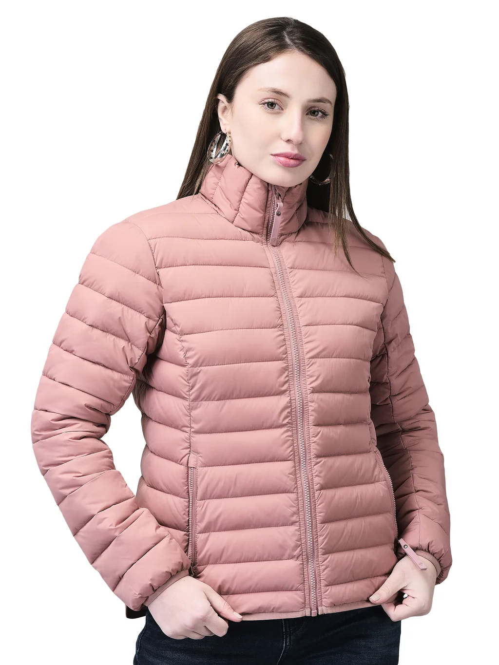Rose gold jacket for ladies - Image 1