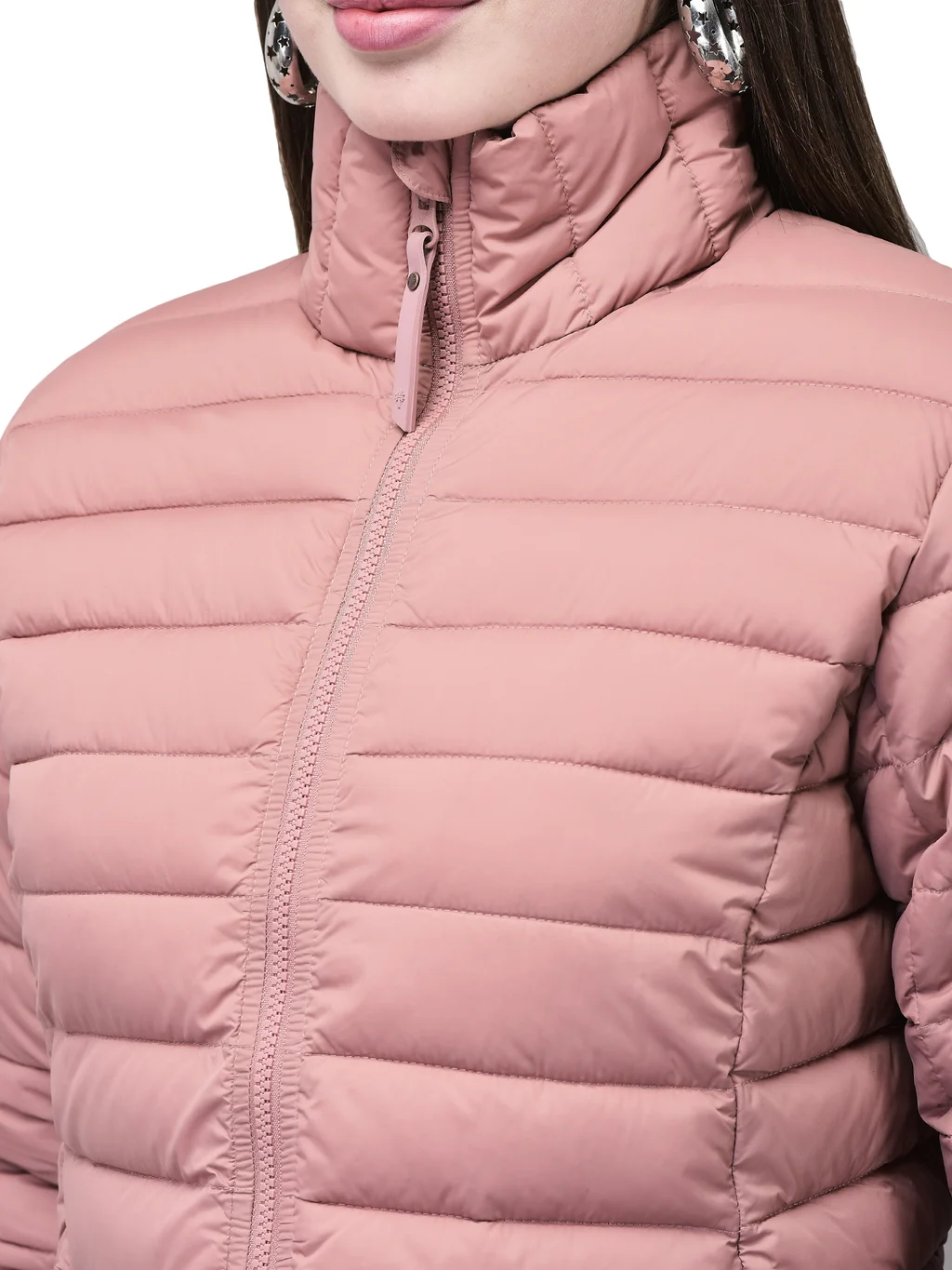 Rose gold jacket for ladies - Thumbnail 4
