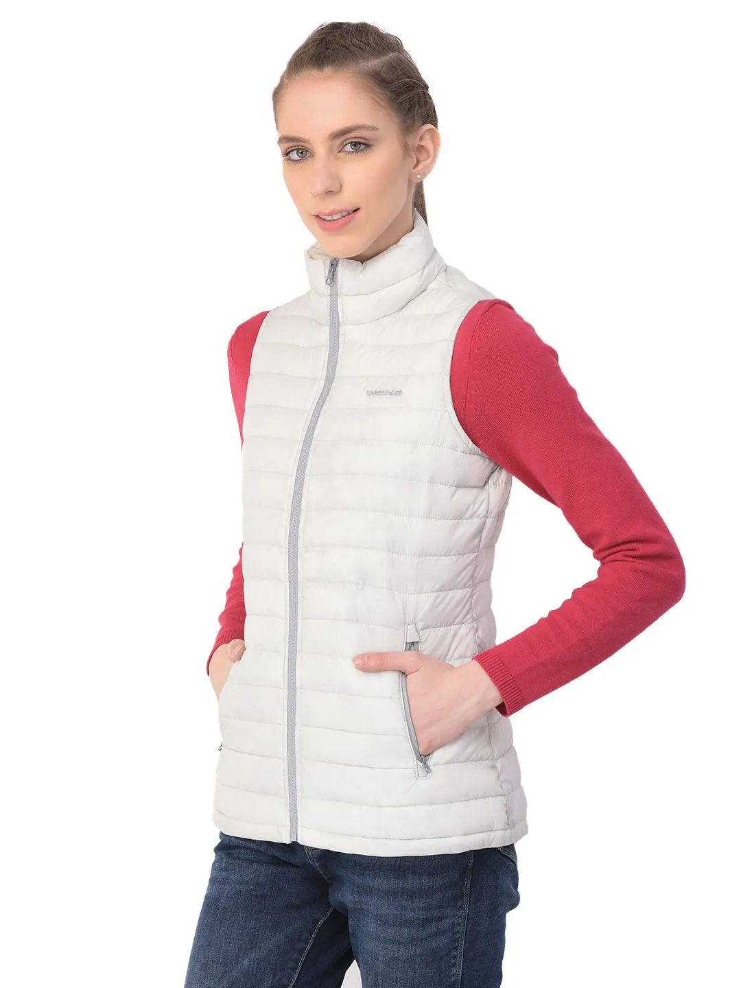 Ivory Sleeveless jacket - Thumbnail 5