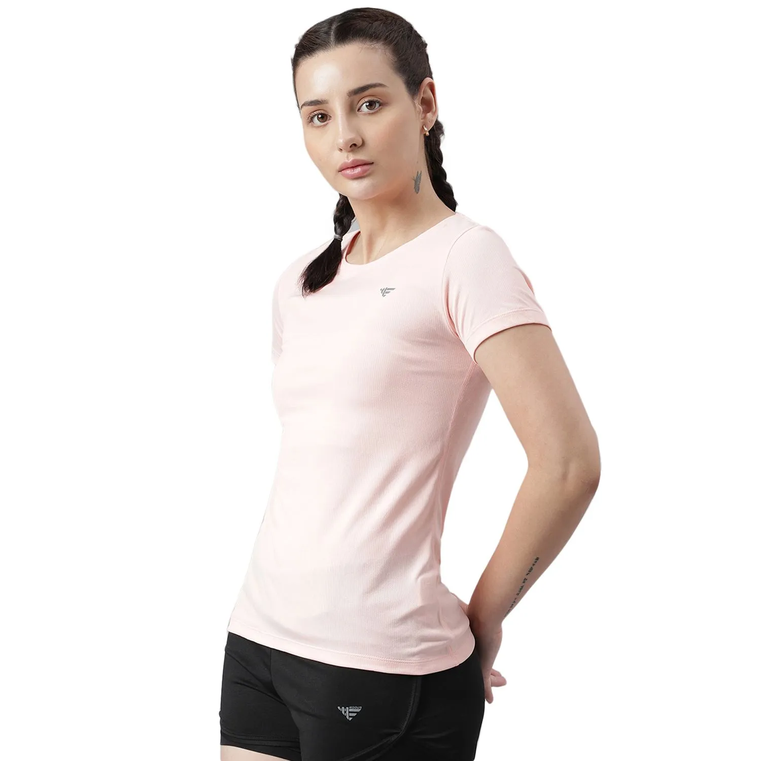 Peach Gym t-shirt for women - Thumbnail 3