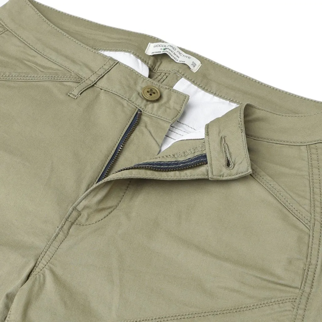 Sage green cargo pants for women - Thumbnail 5