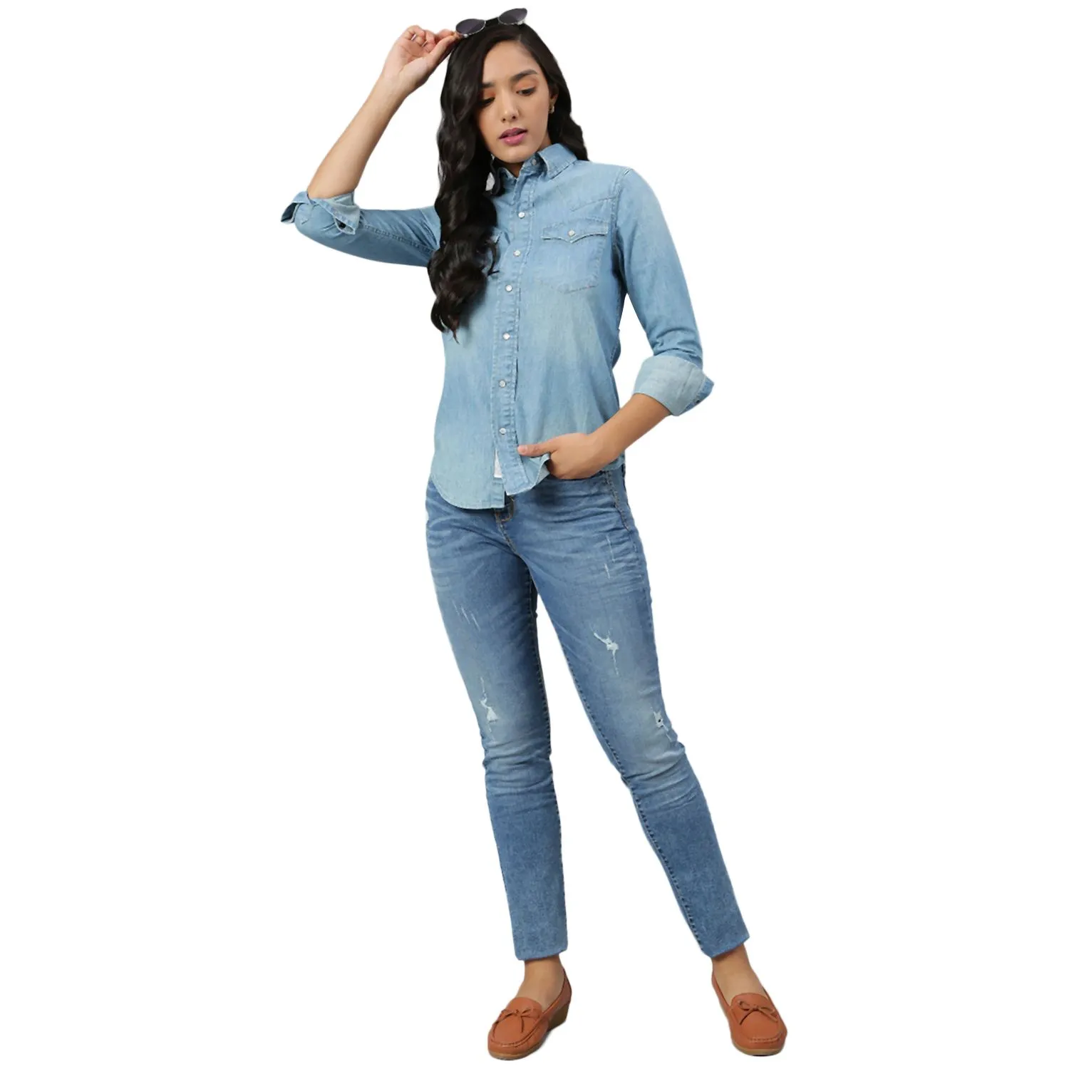 Blue jeans for women - Thumbnail 8