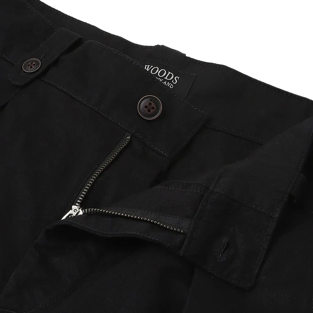 Black Culottes for Women - Thumbnail 5