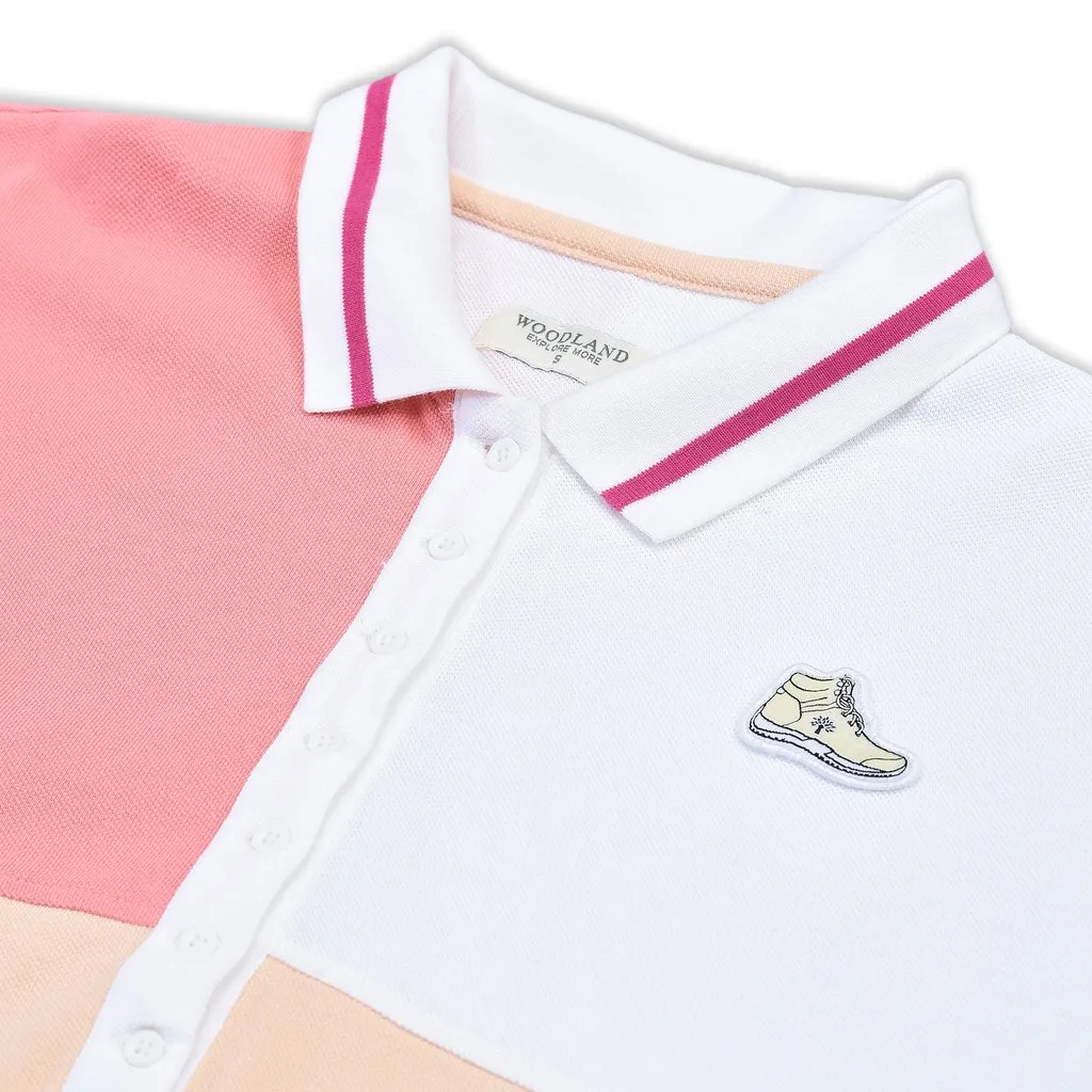 Multi colour polo t-shirt for women  - Thumbnail 4
