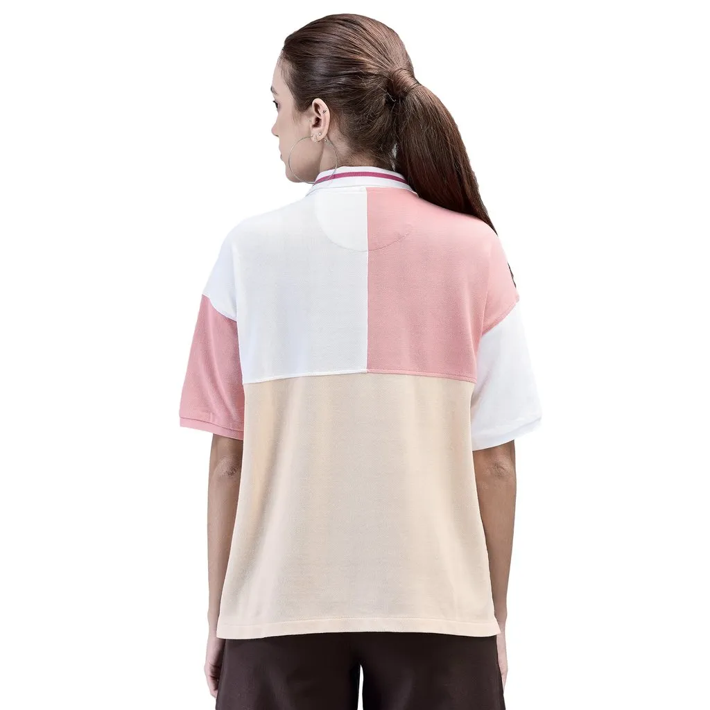 Multi colour polo t-shirt for women  - Thumbnail 7