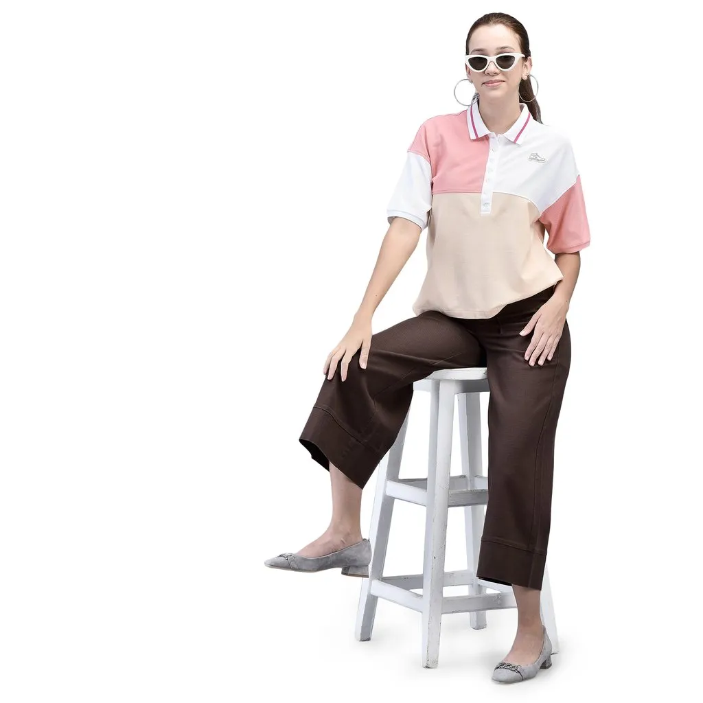 Multi colour polo t-shirt for women  - Thumbnail 8
