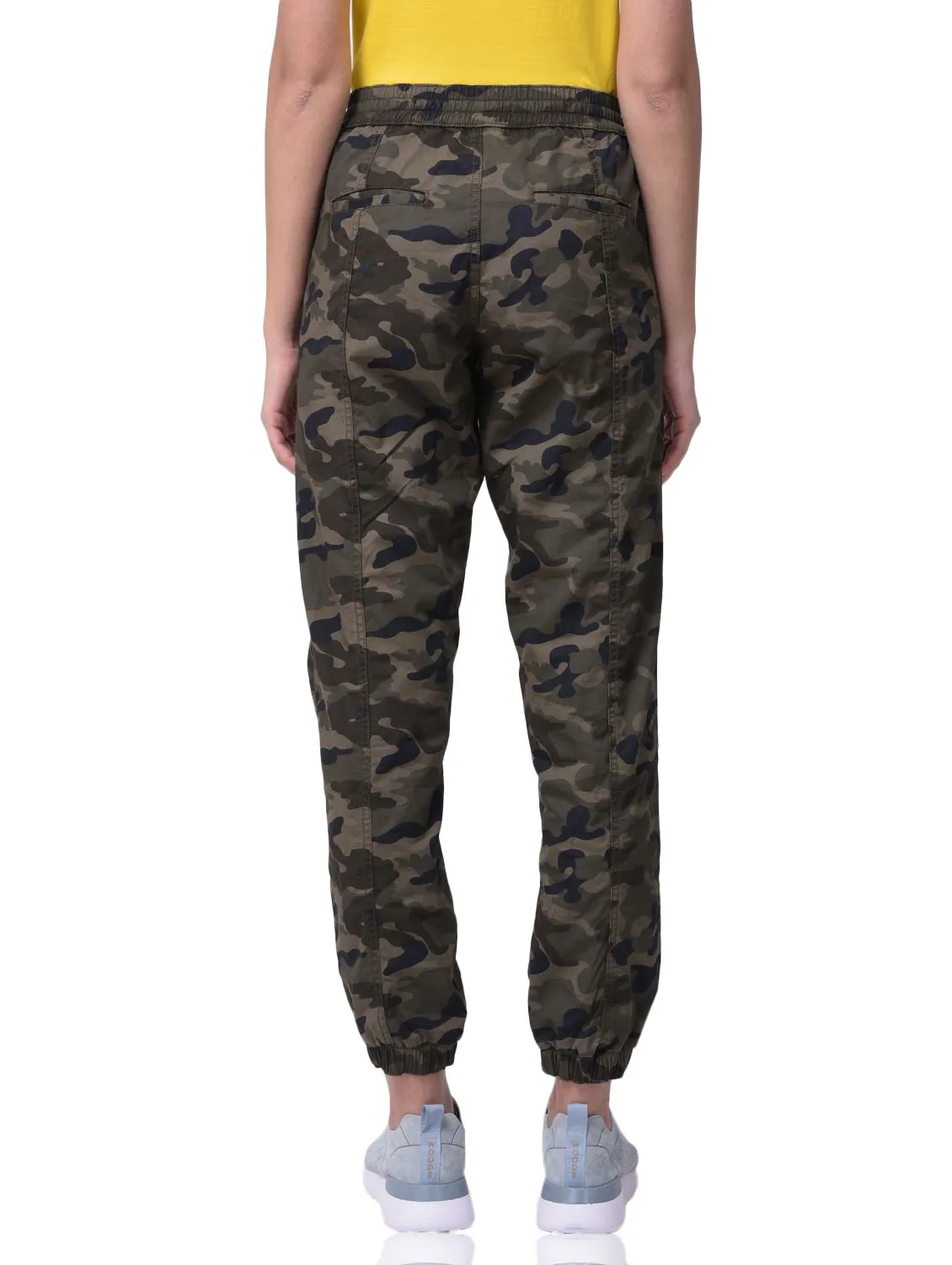 Camouflage green jogger pants - Thumbnail 4