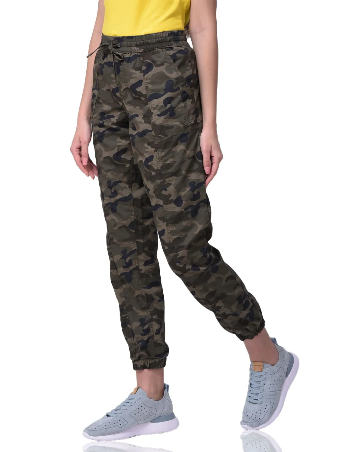 Camouflage green jogger pants - Thumbnail 5