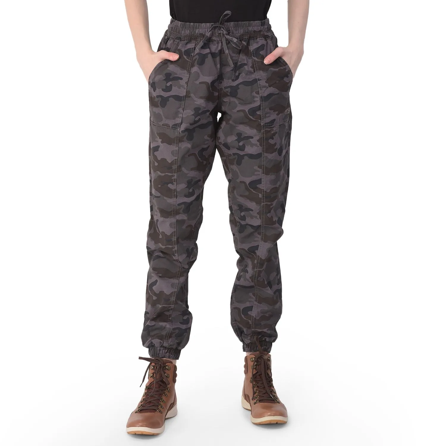 Camouflage grey jogger pants - Thumbnail 2