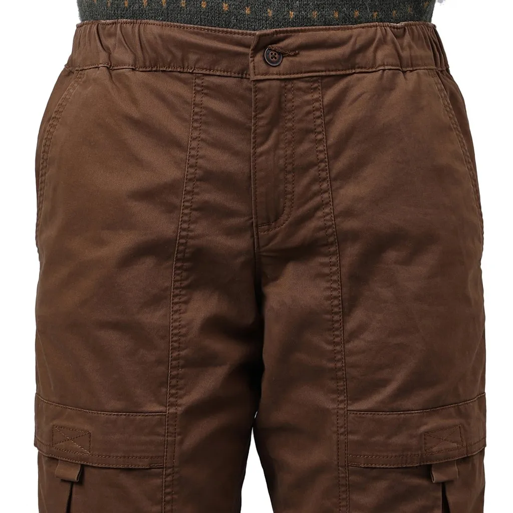 Brown track pants for women - Thumbnail 7