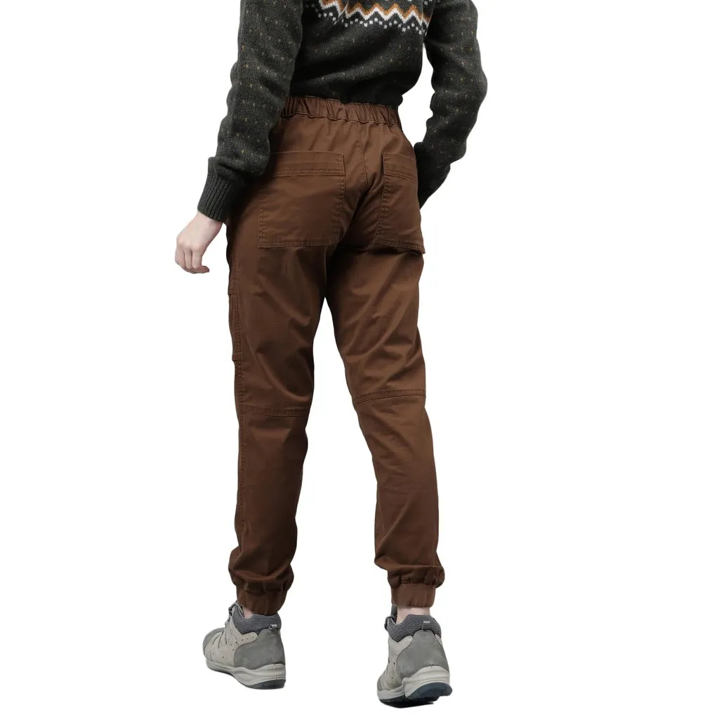 Brown track pants for women - Thumbnail 8