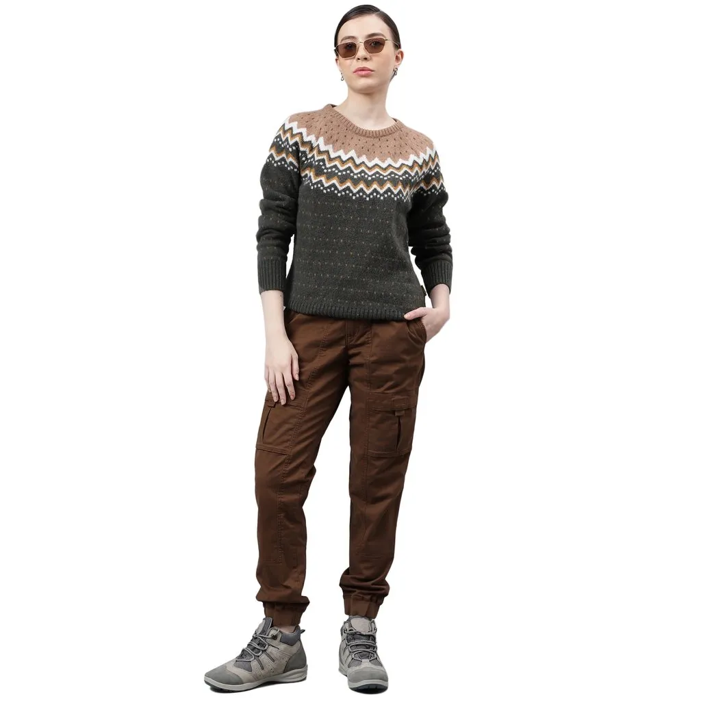 Brown track pants for women - Thumbnail 9