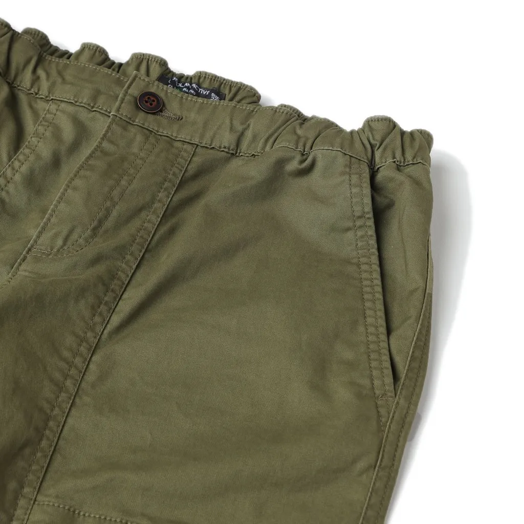 Olive track pants for women - Thumbnail 4