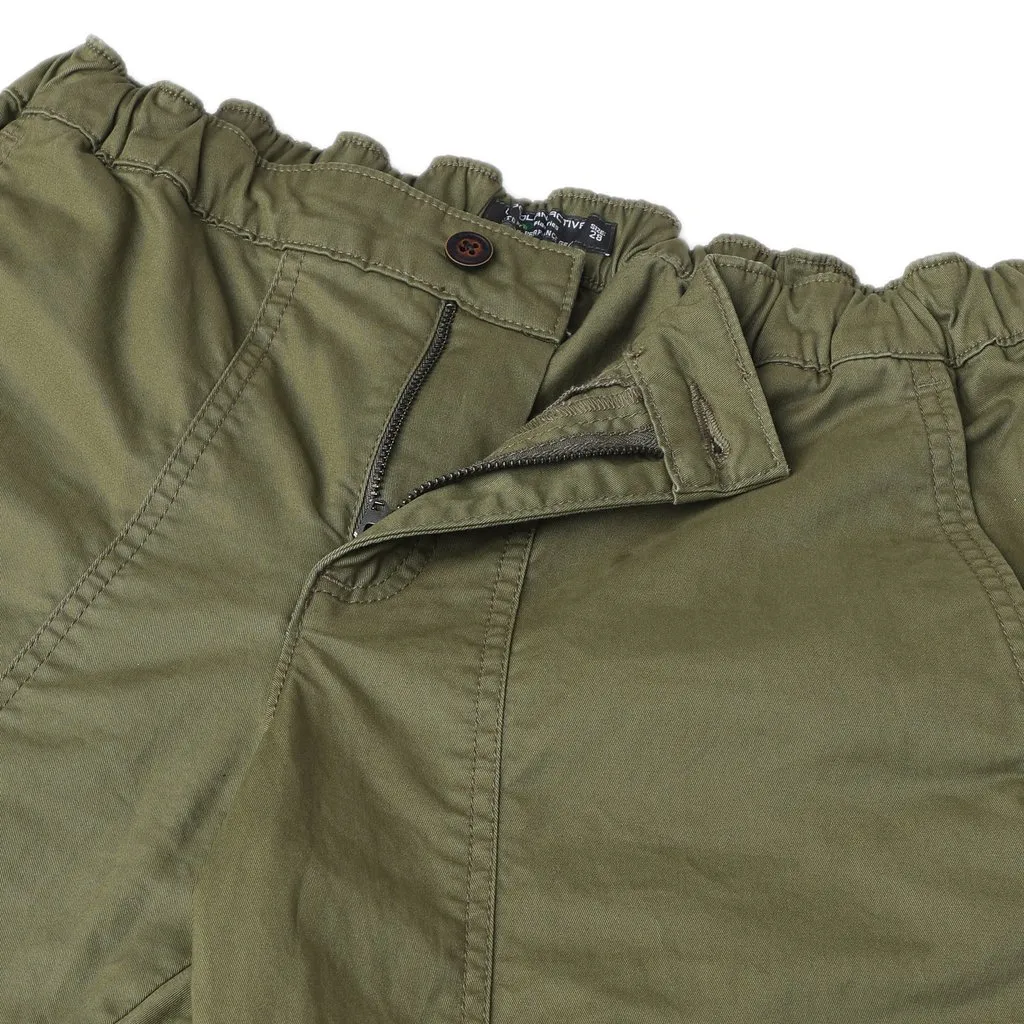 Olive track pants for women - Thumbnail 5