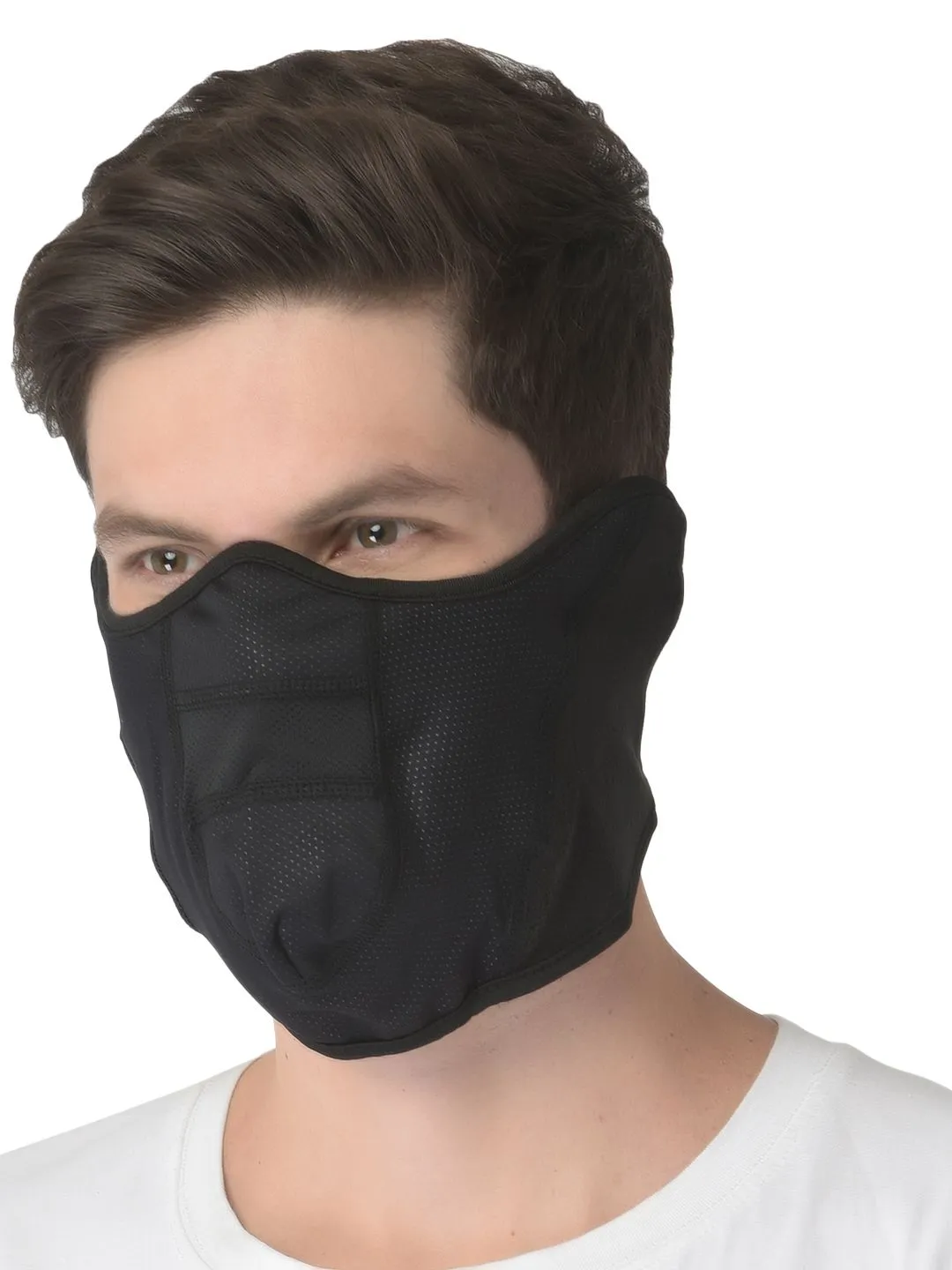 Black unisex Face mask - Thumbnail 2